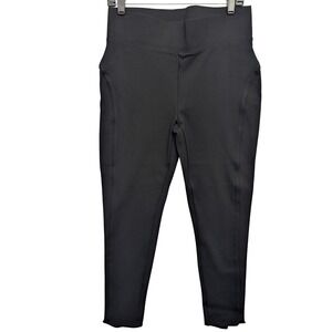 Seven7 Pull On Leggings Women Large Black High Rise Stretch Ponte RN109890